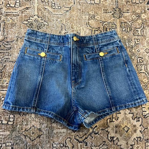 Ulla Johnson Denim Shorts NWT - Picture 1 of 4